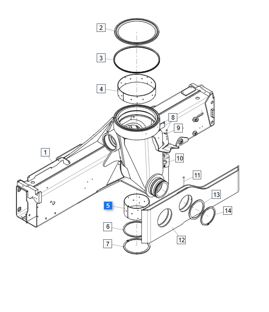 Tuleja obrotu Palfinger HT4425