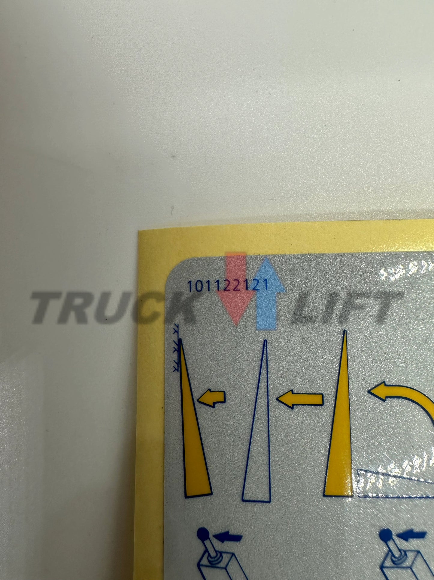 Naklejka sterowania Bar Cargolift