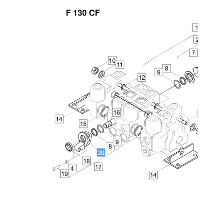 Uszczelnienie suwaka Parker TD280A