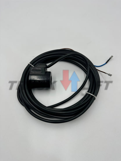 Cewka 24V 18×40 mm z przewodem 5,5 m oryginalna.