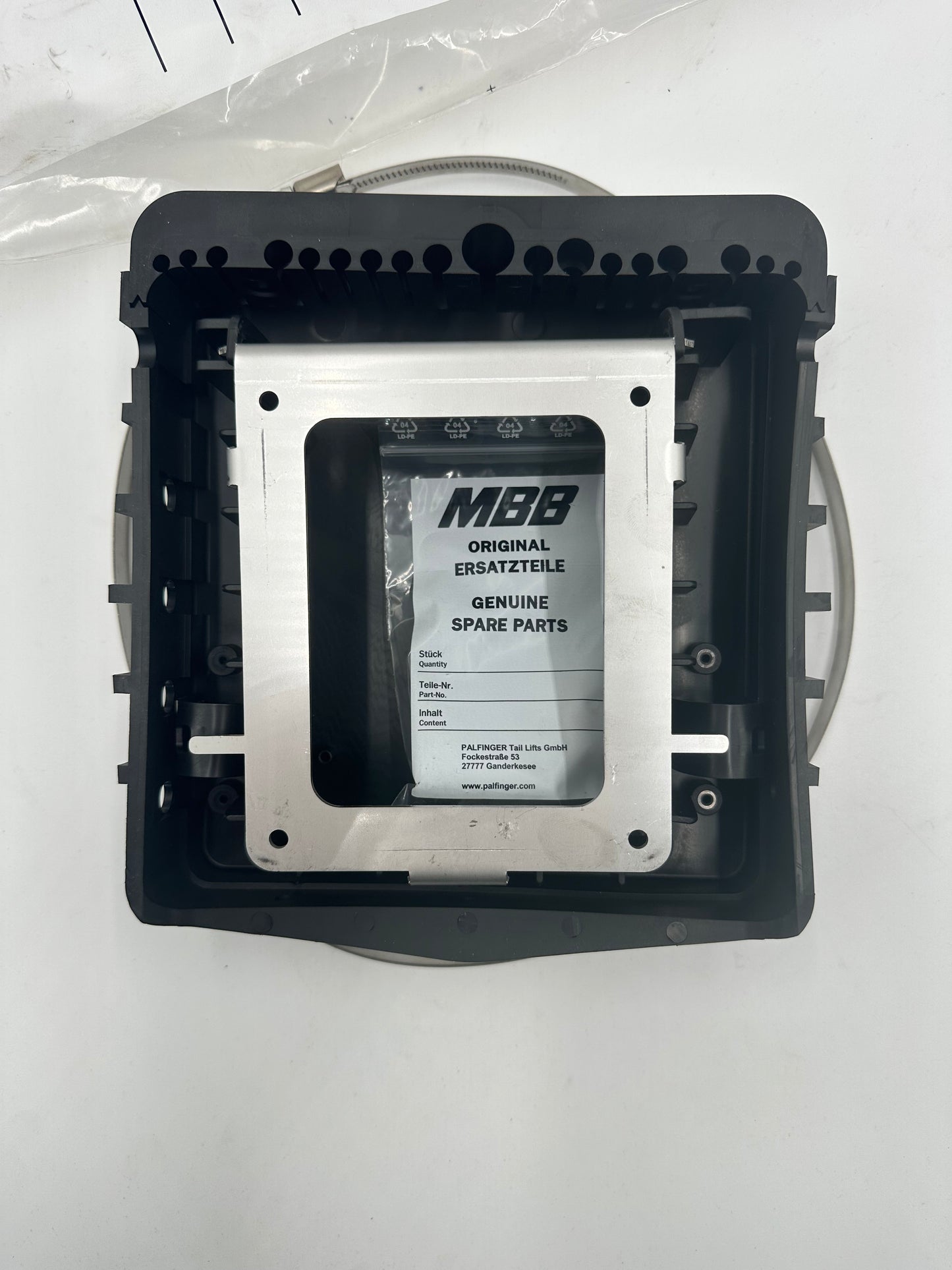 Zaślepka belki K+ z uchwytem - pokrywa płytki drukowanej MBB-Palfinger