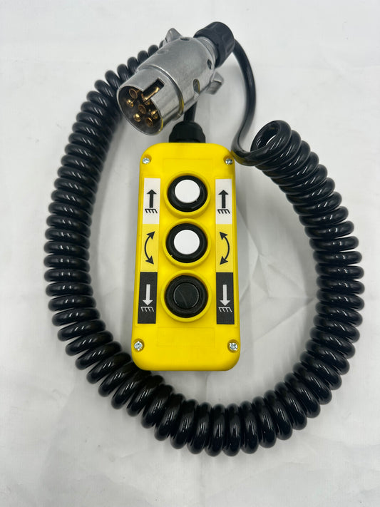 Kaseta sterowa 3 przyciskowa z kablem i wtyczką do wind załadowczych