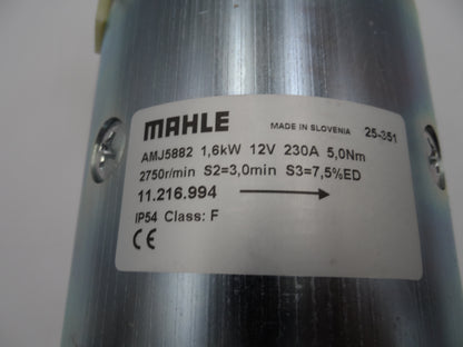 Silnik Mahle AMJ5882 1,6kW 12V do wind załadowczych Dautel, MBB Palfinger